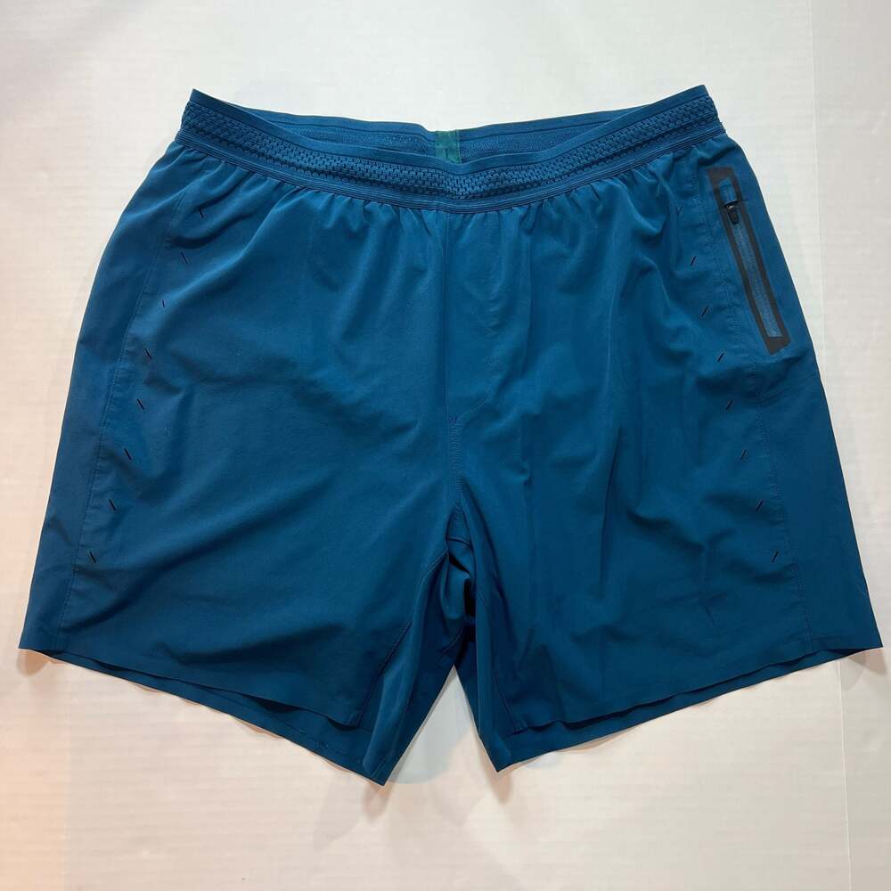 Ten Thousand Session Short 7" Lined XL Running Shorts Blue
